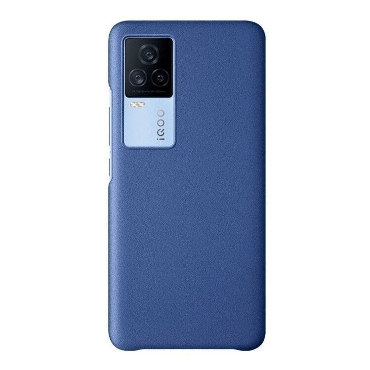 适用于vivoiqoo7原装手机壳新款iq005磨砂岩黑保护套男女款硬壳iqoo5