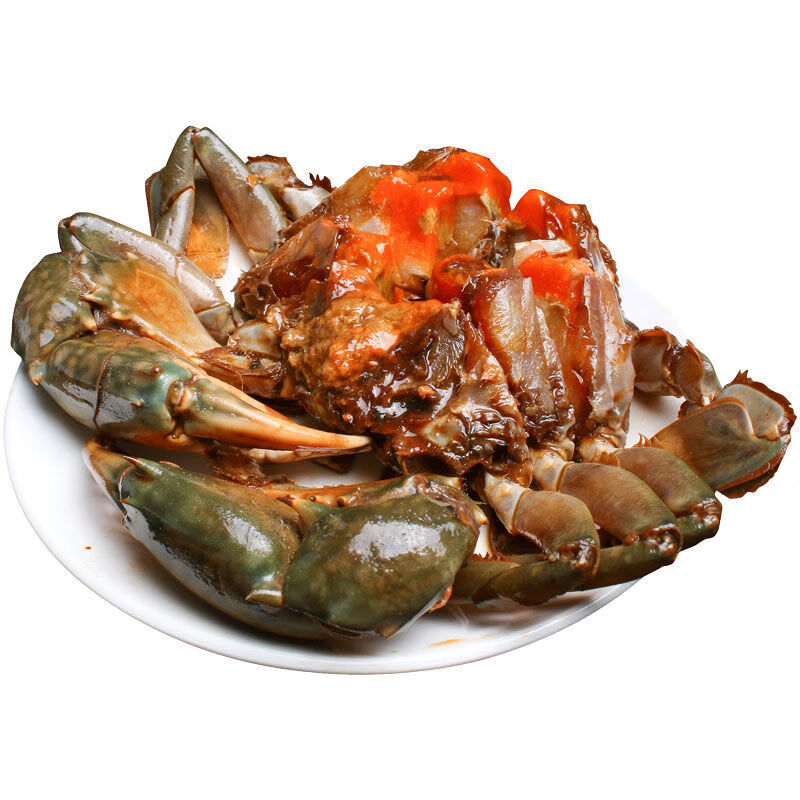 华海春 京特优选宁波特产酱青蟹450g腌螃蟹红膏呛蟹大青蟹酱蟹醉蟹生