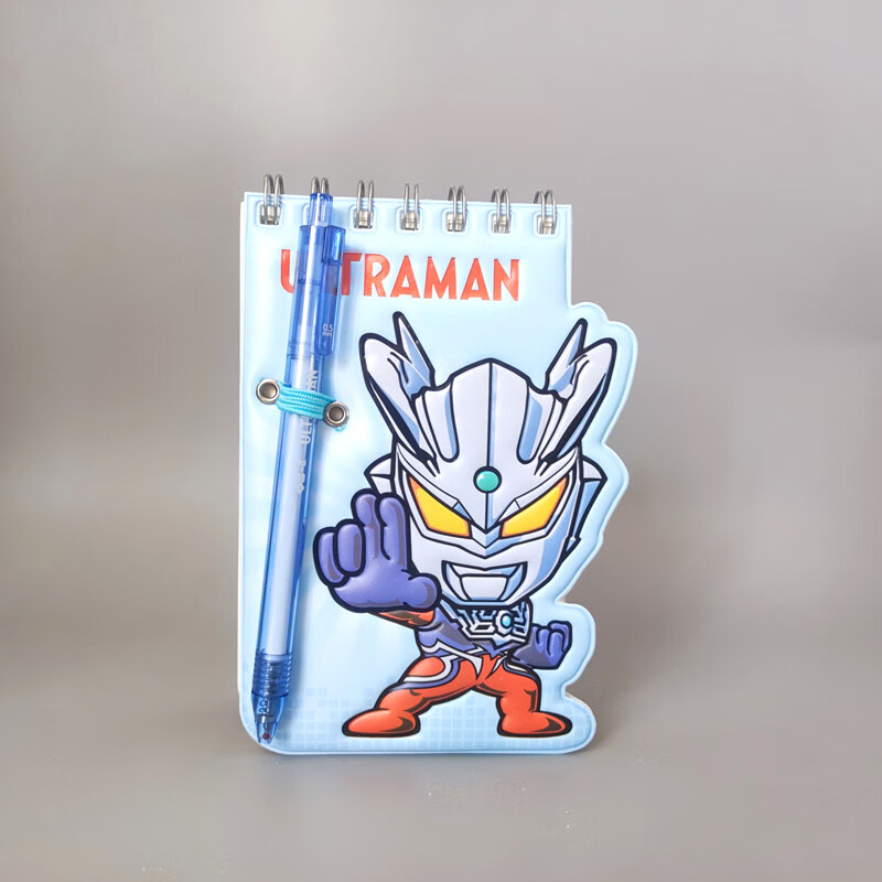 手账本儿童男孩奥特曼线圈本口袋本学生异形小笔记本手账本彩色便签本