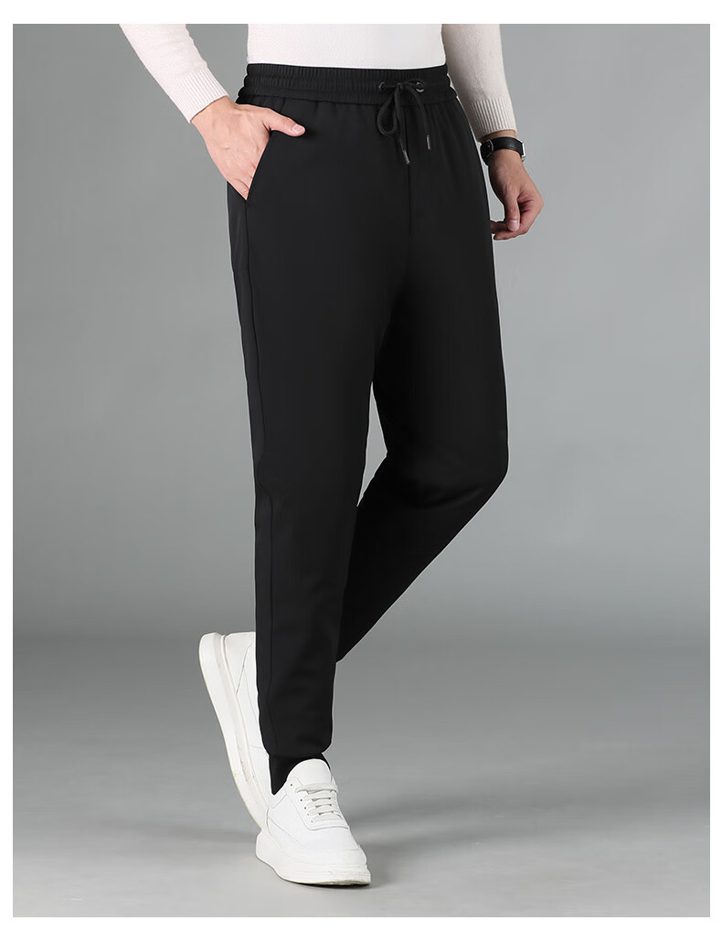 YAYA 90% Goose down Pants, Winter Thermal Leggings for Men And Women, Couples Matching Style, Warm Thick Fleece-Lined Pants, Tapered Men's Trousers 19