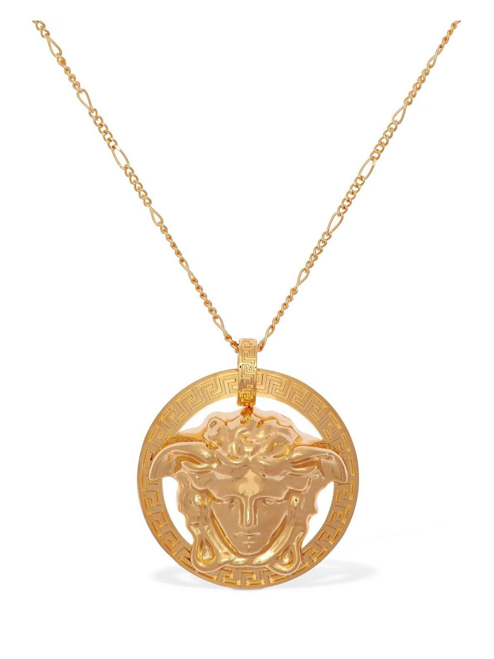versace范思哲2020年新品男女同款美杜莎头像金属项链七夕情人节礼物