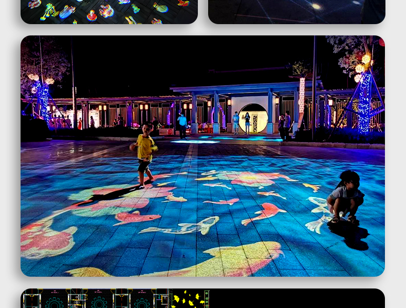 欧普 侍投影灯射灯地面旋转招牌图案门头广告投影灯定制佛山灯具照明