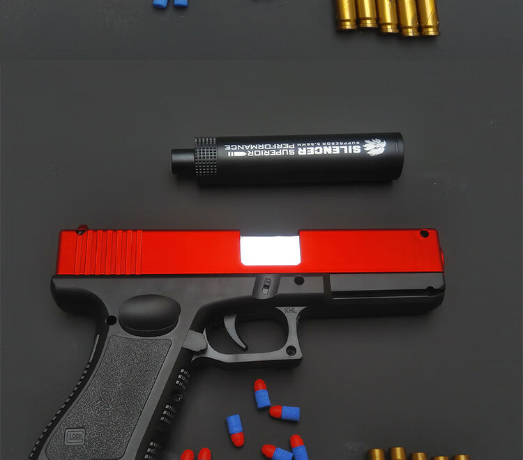 q1玩具枪正三泰q1格洛克下供弹6mm空仓挂机手动软弹影视道玩具枪6mm