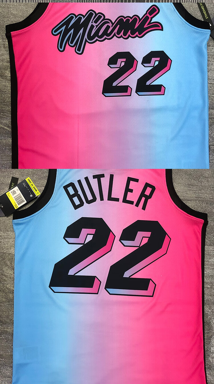 诉策【官方旗舰店】 热火队22号巴特勒球衣球裤套装城市版14号希罗