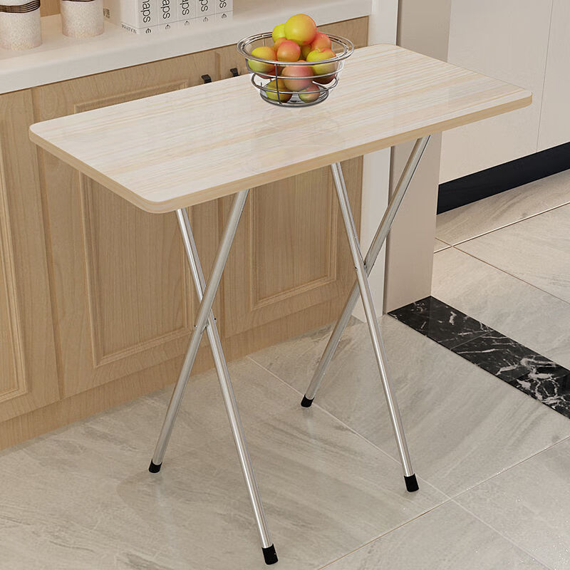 汇德能折叠桌子简易桌子桌子餐桌吃饭卧室小桌子宿舍饭桌折叠桌黑枫长