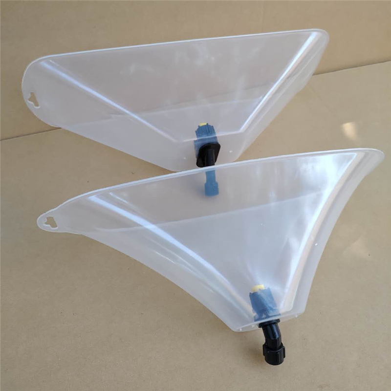 农用喷雾器透明防风罩喷头超大除草剂打药细雾化塑料扇形带罩喷头采缇