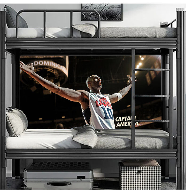 蓝丽雅nba库里詹姆斯海报墙贴超大高清宿舍卧室篮球自粘墙贴合集1宽