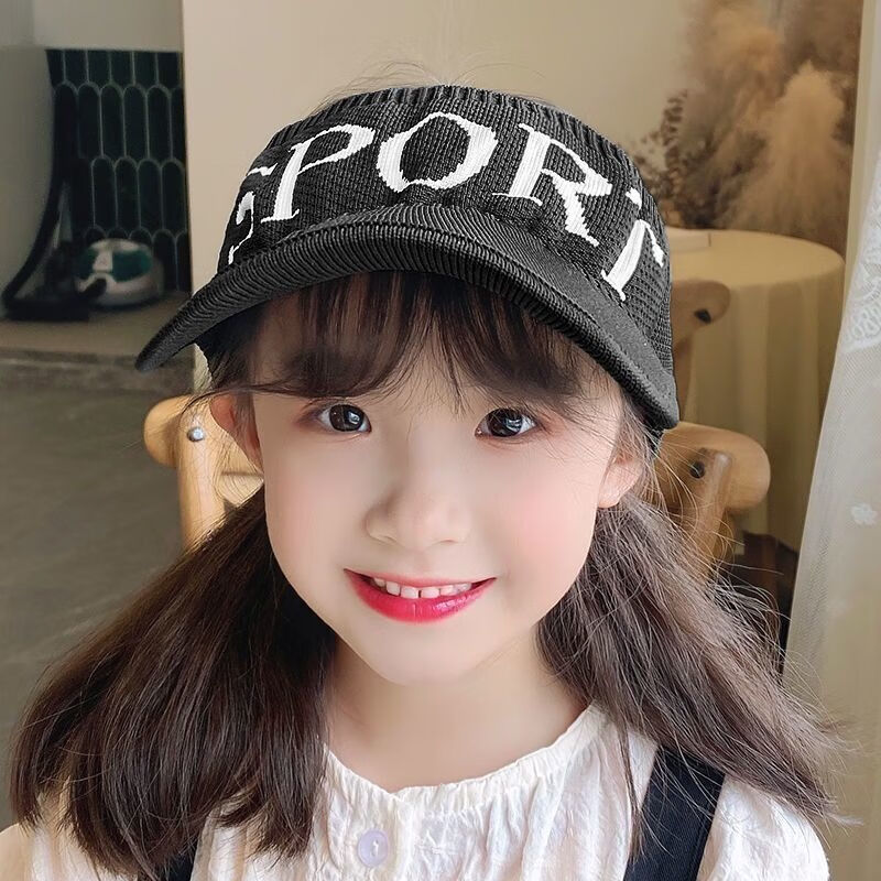 儿童鸭舌帽3-15岁女童运动帽子潮流学院风亲子帽防晒遮阳空顶帽户外小
