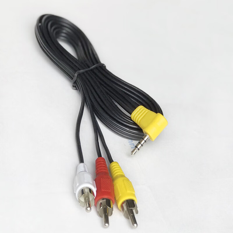 适用索尼电视 视频 音频 输入 接口专用一分三视频线 三合一转接头