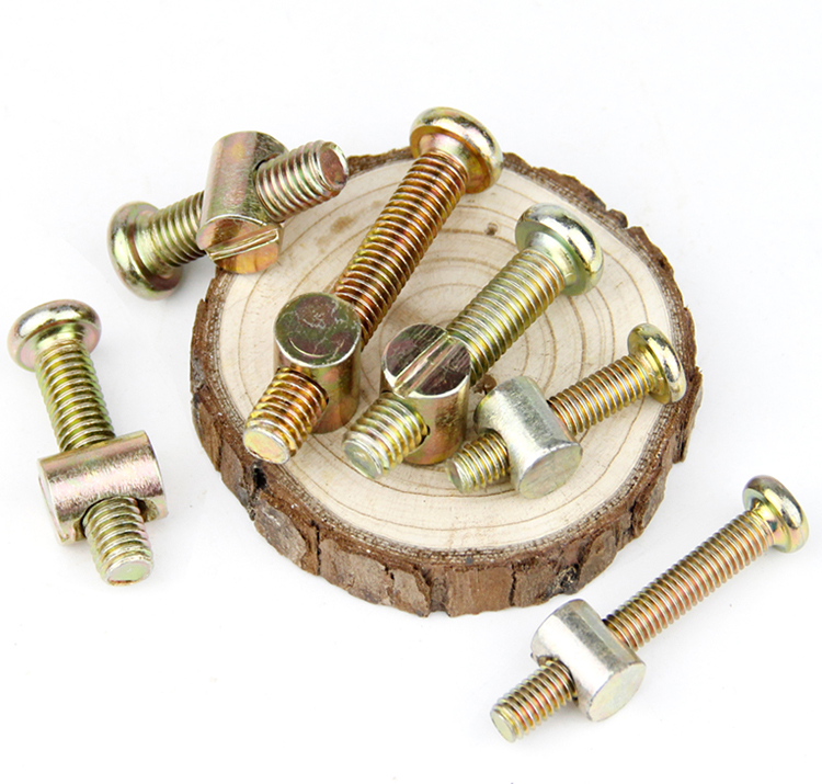 定制家具五金儿童床婴儿床高低床木床书柜桌连接件螺丝螺杆配螺母 m8*