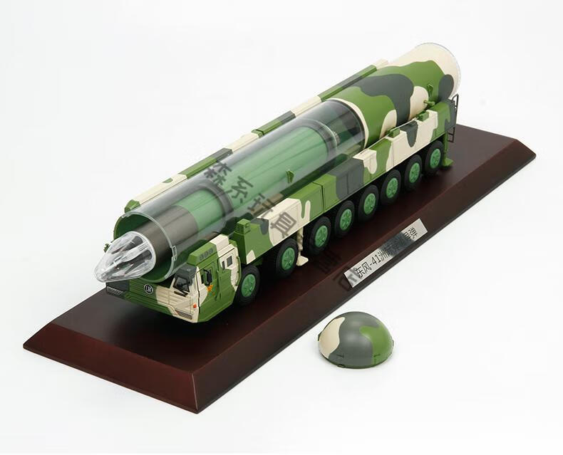 172东风41模型仿真合金df41导弹发射车模型成品摆件洲际导弹车阅兵版