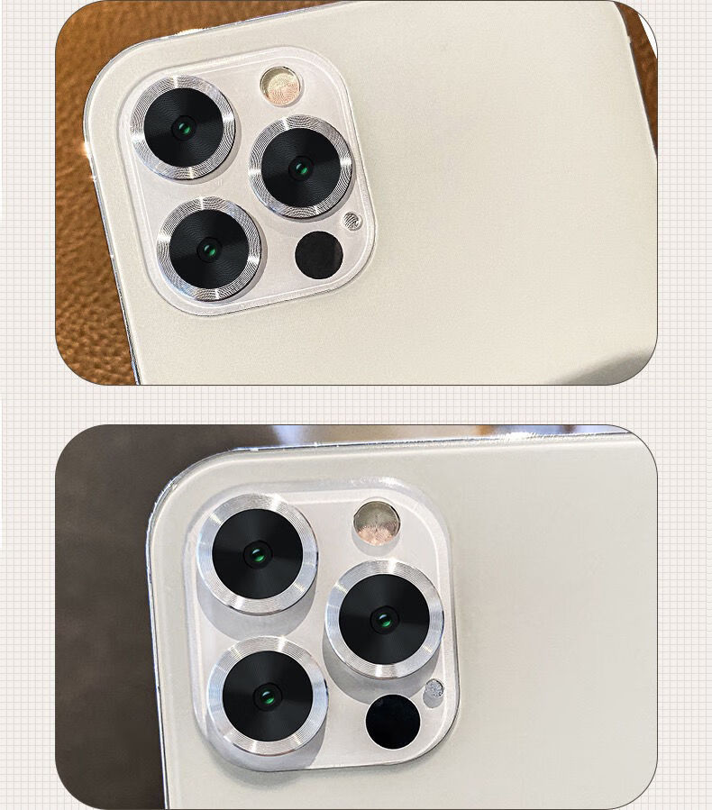仁尼苹果12镜头膜iphone1112promax金属镜头圈12mini后摄像头钢化膜钛