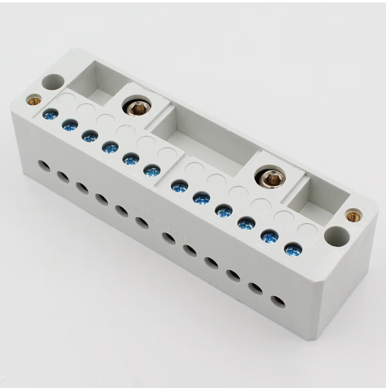 分线盒接线端子排分线器电线家用二进十二出接线盒明装电工连接器四进