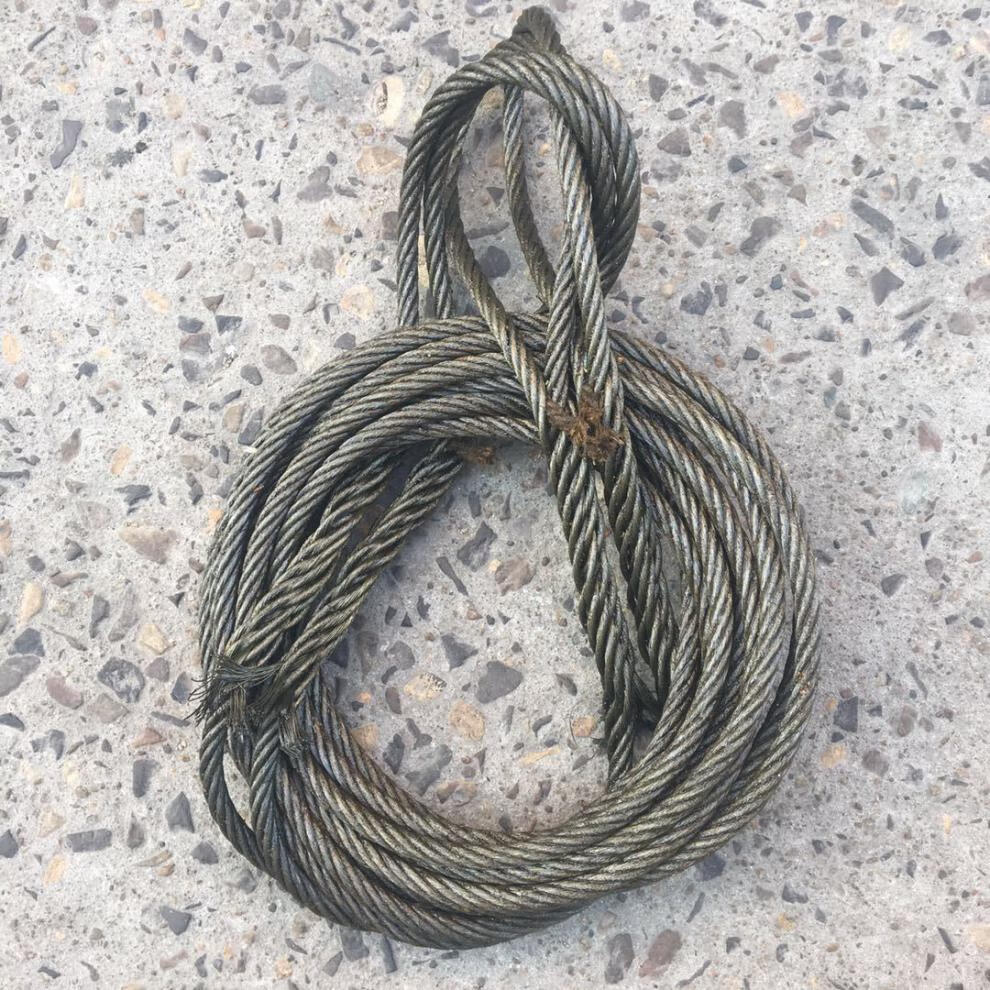 插编钢丝绳起重吊装双扣钢丝绳起重工具钢丝绳吊索具编头子钢丝绳 24