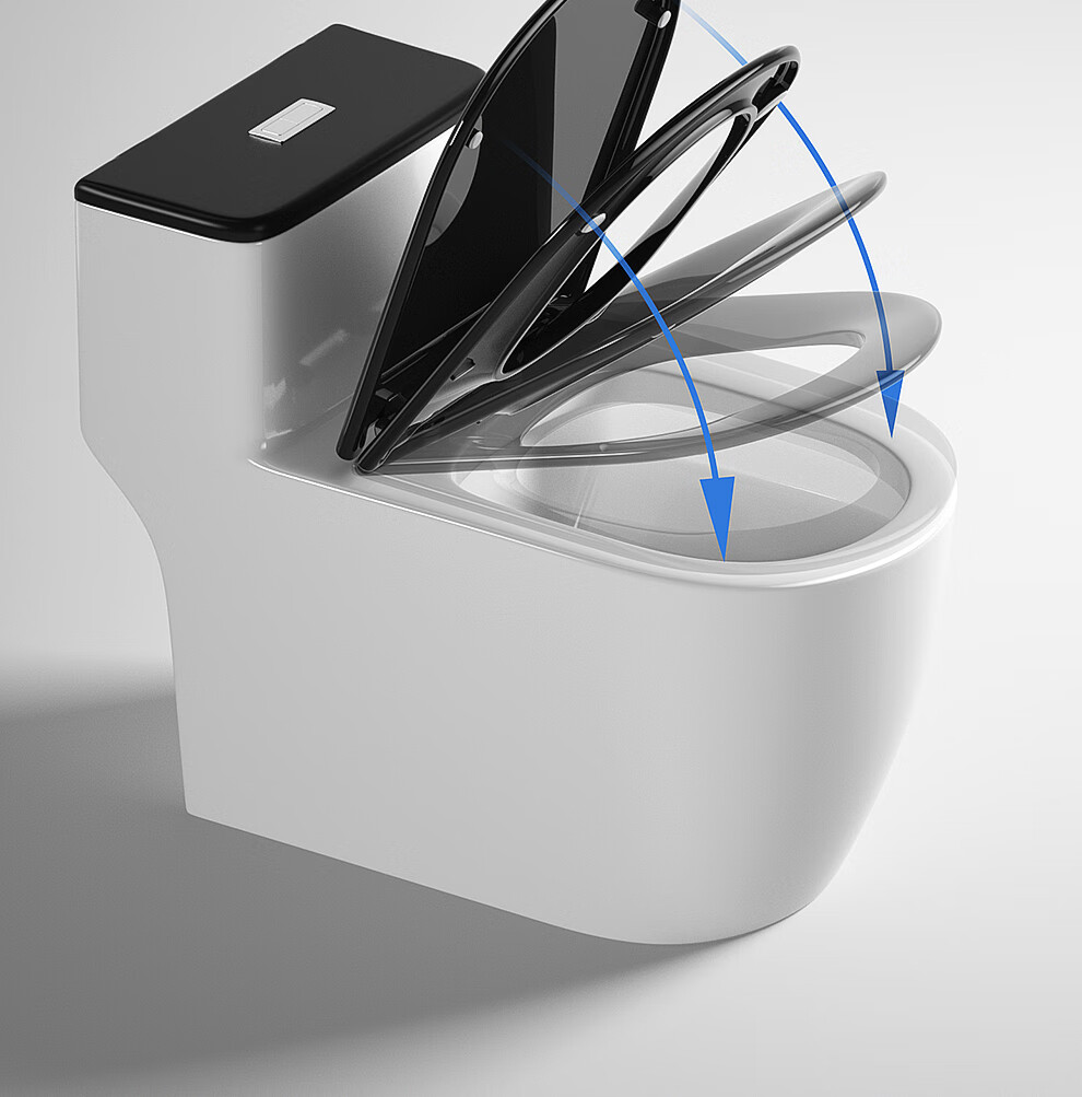 日本bto卫浴马桶大冲力大口径喷射虹吸式坐便器静音防臭座便家用防堵