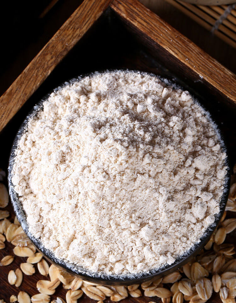 纯燕麦粉纯燕麦面粉现磨农家自产五谷杂粮面粉含麦麸纯生燕麦粉3斤
