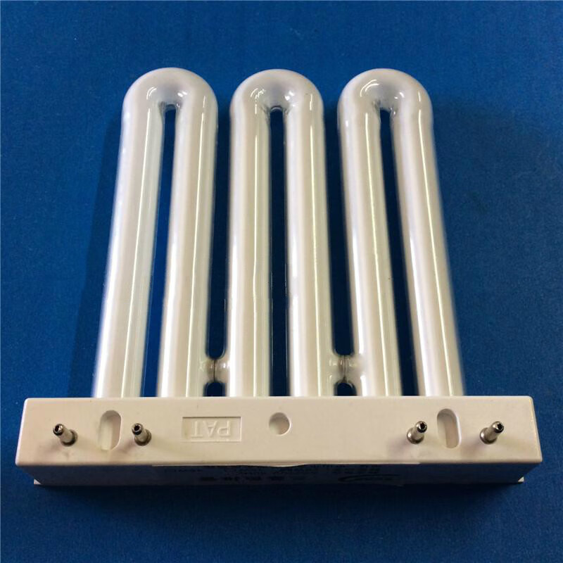 3u型三基色平针灯管 四针厨房卫生间节能灯 3u排管镇流器26w36w45 电