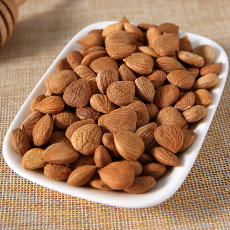 山杏仁生苦杏仁承德特产野生的杏仁500g有皮苦杏仁500克