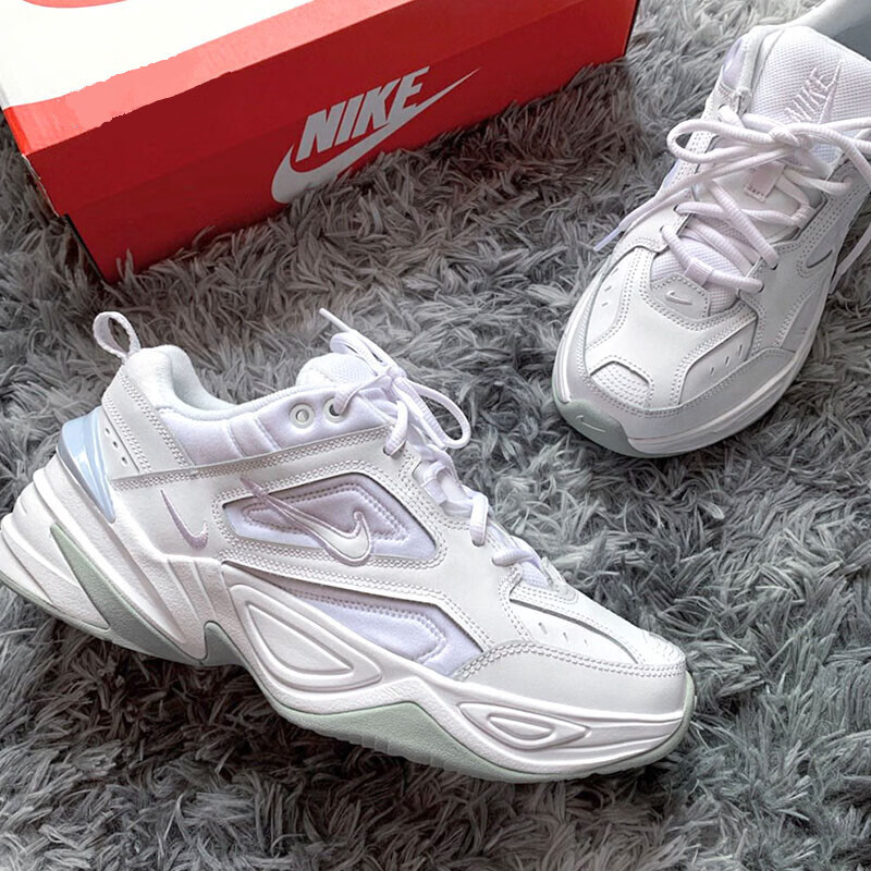 半圆鞋带适配m2kteknowhite老爹鞋鞋绳纯白色媲美原装鞋绳纯白一双