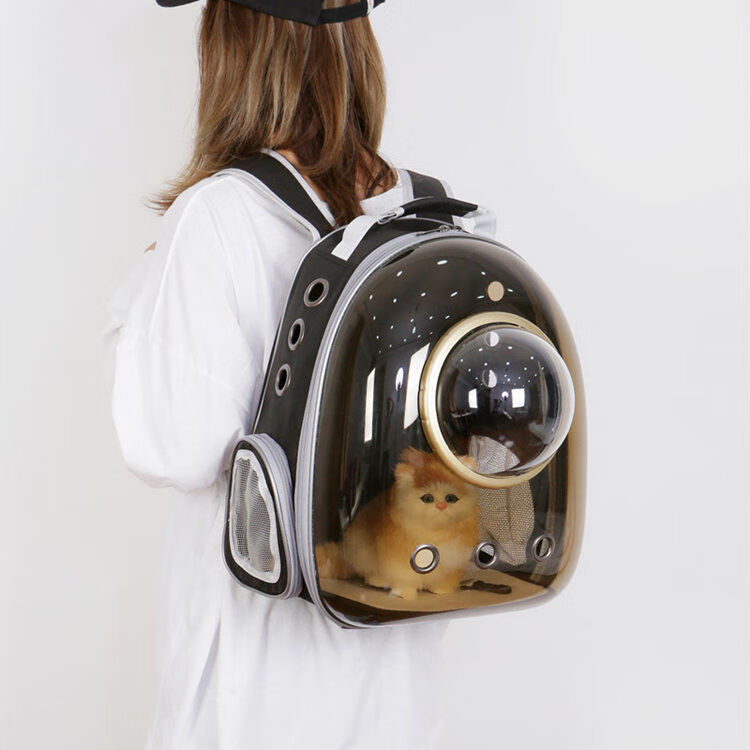 猫包外出双肩包太空舱宠物包装猫背包猫咪外出包便携太空包透明包狗
