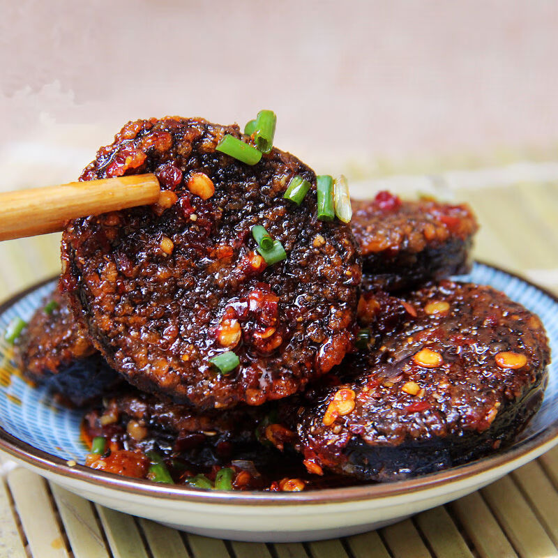 石门血窝儿粑粑500g纯手工猪血肠农家灌制湖南常德特产农村腊货 200g