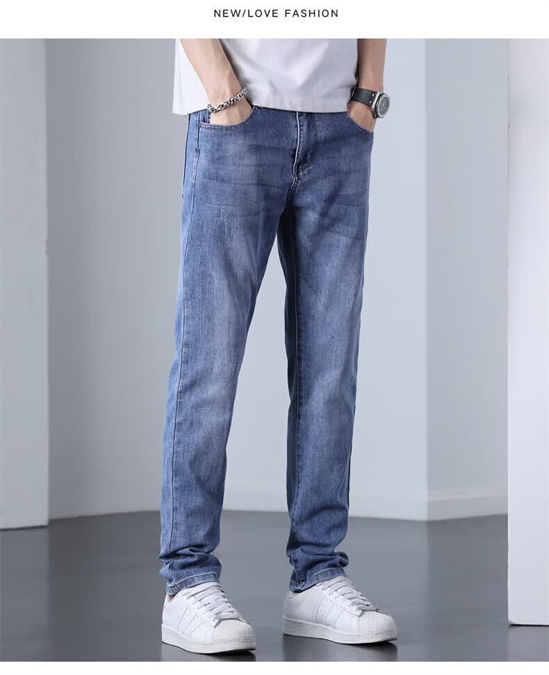 gap ei zara n官方男装牛仔裤男秋季新款宽松休闲牛仔裤 浅蓝色 29(2.