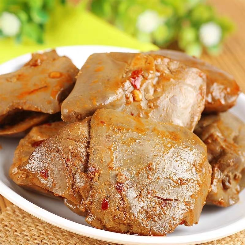 百瑞福汤老鸭老汤鸭心16gx10袋卤味香辣鸭心零食辣小包装真空 鸭心50