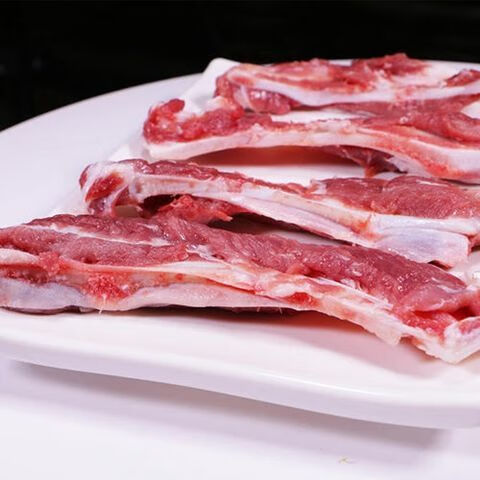 新鲜猪月牙骨月亮骨猪脆骨散养土猪肉烧烤食材生猪肉 一级月牙骨2斤装