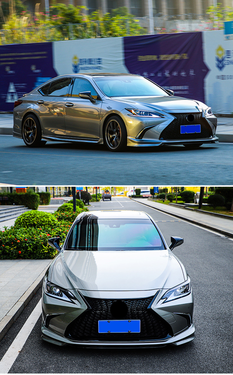 适用于雷克萨斯es200改装大包围运动中网ls前脸es300h前铲260后包围后