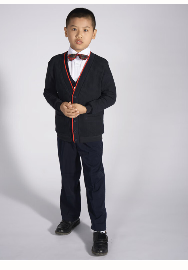 深圳校服小学生秋冬季礼服套装小学生男女学生深圳市统一冬季礼服 小