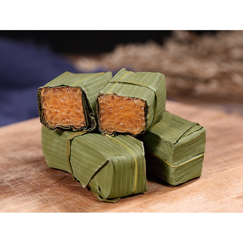 贵州特产黄粑糯米粑竹叶小黄粑手工黔西黄粑870g 竹叶粑6包