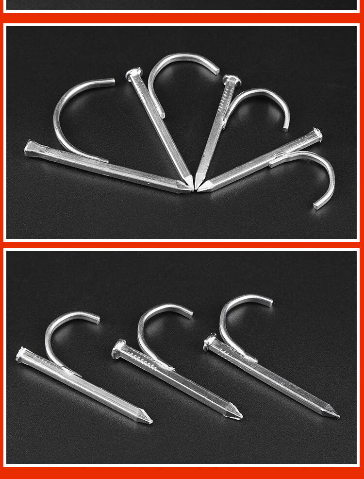 布线水管钉子钢钉ppr抱箍墙壁4分6分1寸水管u型钉方便固定钉 水管钉 4