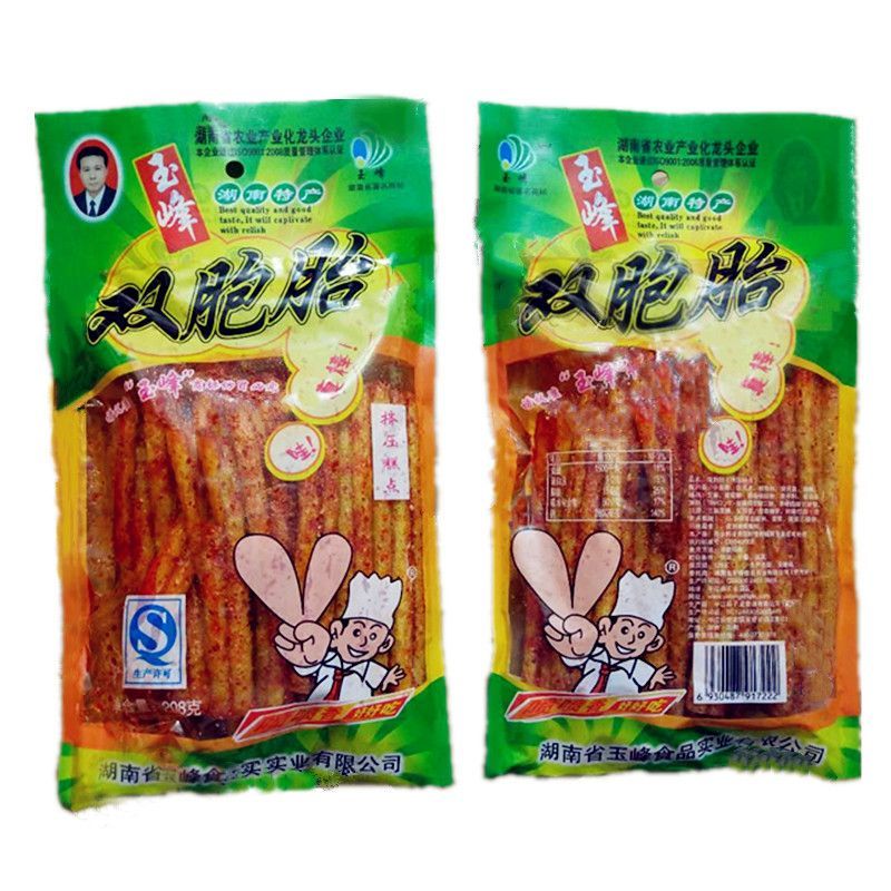 双胞胎辣条 158g/包 湖南特产玉峰双胞胎辣条辣片麻辣味零食80后儿时