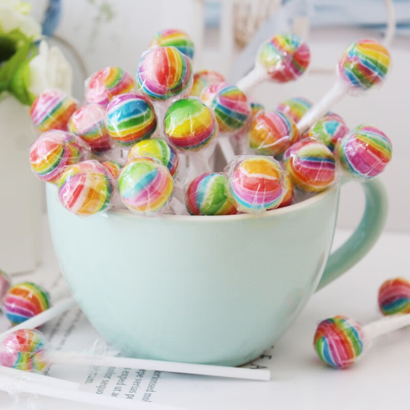 小棒棒糖瓶装40支 儿童硬质糖果零食 六一儿童节礼品礼物 1瓶40支