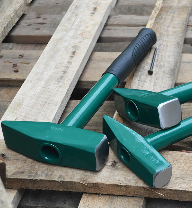 钢管柄钳工锤电工锤电焊锤敲渣焊渣锤子扁头线槽鸭嘴锤敲锈锤工业级