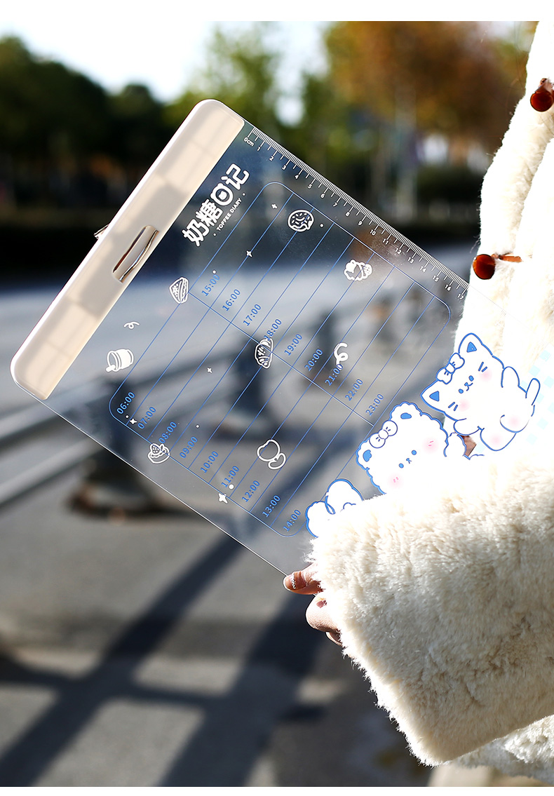 夹板a4亚克力文件夹板小学生试卷夹考试写字垫板收纳夹子板夹文具星梦