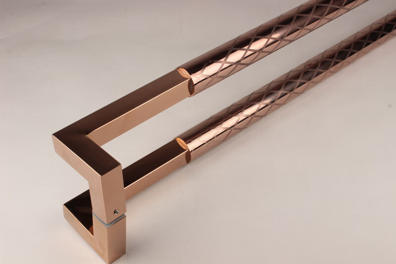 金色 大门拉手 现代 玫瑰金 玻璃门拉手 木门把手 欧式不锈钢拉手