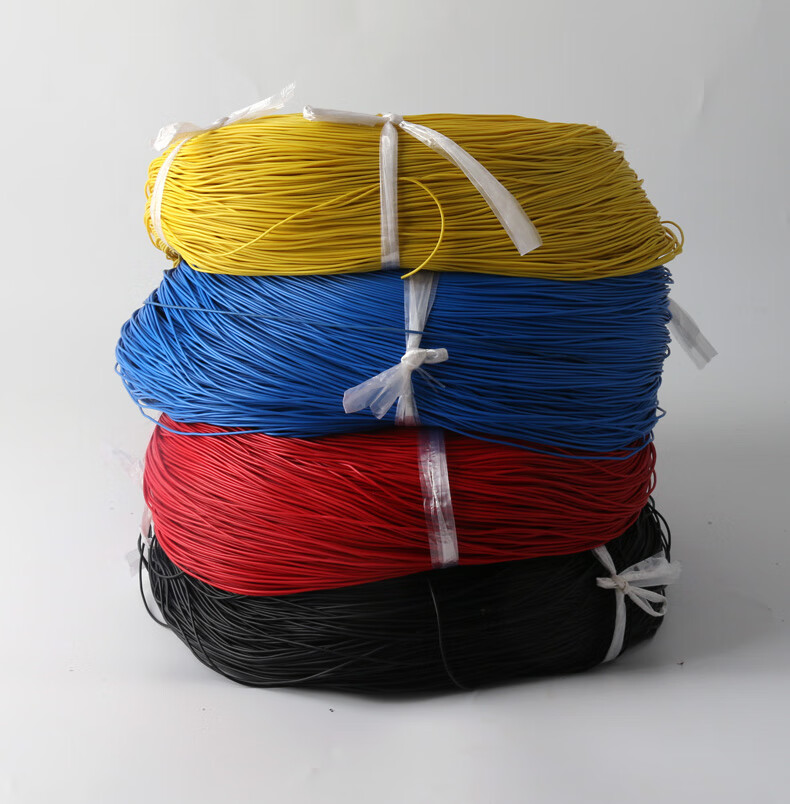 伊莱科diy家用电工维修制作使用细电线细导线铜芯细铜丝细铜导线 蓝色