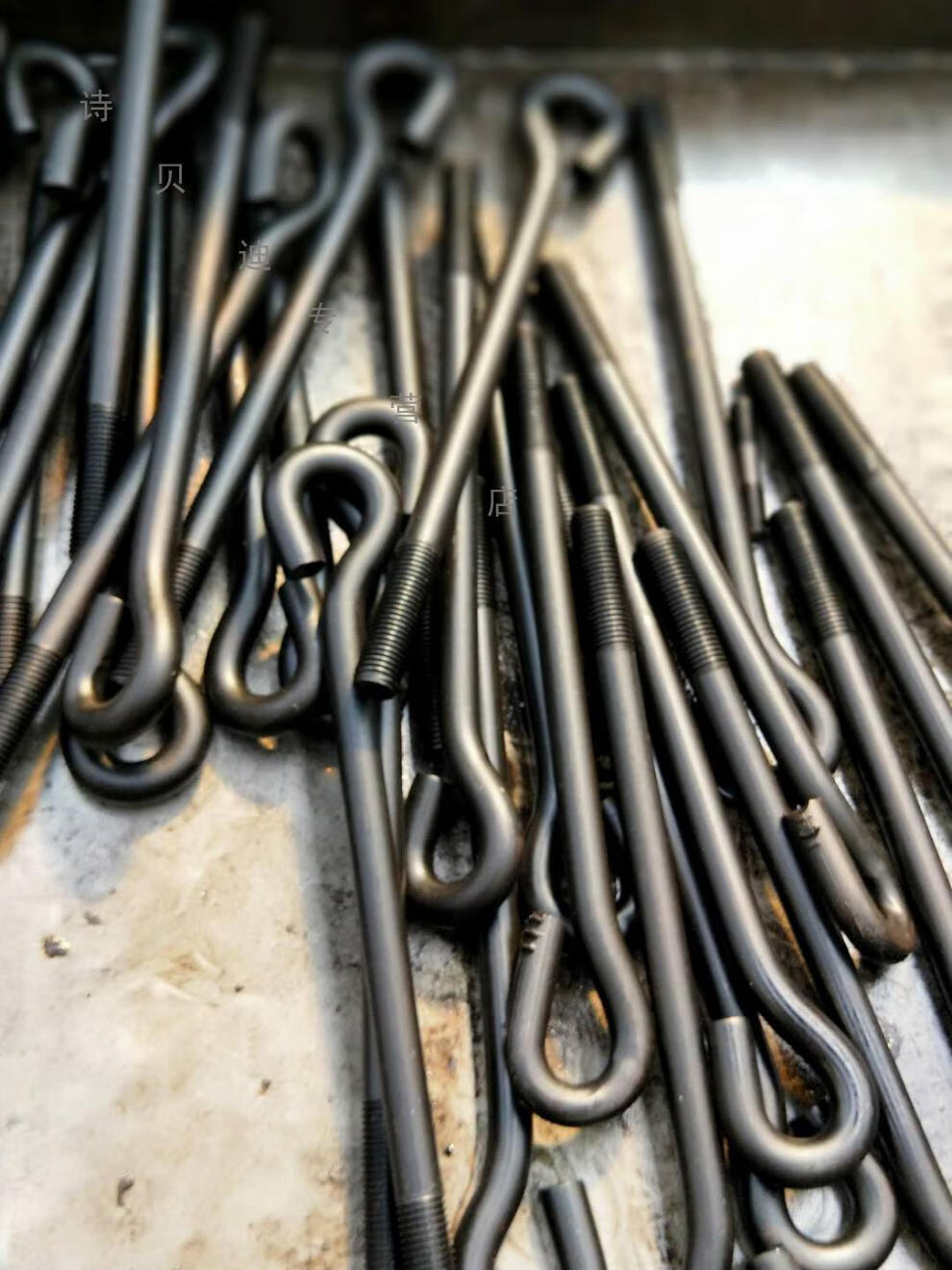 gb799地脚螺栓 预埋螺栓 9字地脚螺栓 7字l型地脚螺丝m20m22m24 m24*