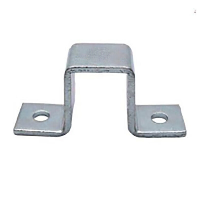 定制适用镀锌加厚方卡方形铁电线卡扣广告牌卡箍方管夹抱箍u型管卡骑