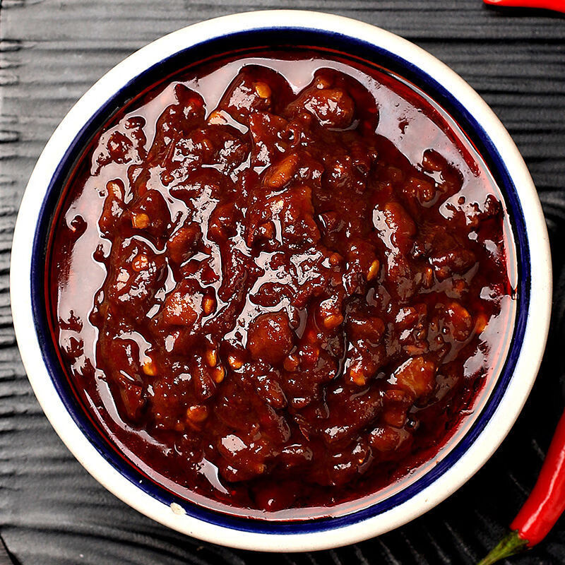 姚村闷酱皖南宣城郎溪特产闷酱河虾酱小麦黄豆蚕豆下饭闷酱 蚕豆闷酱