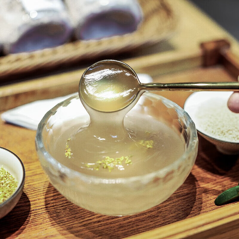 杭州三家村特产桂花莲子速溶微甜莲藕粉纯手工早餐藕粉桂花莲子味