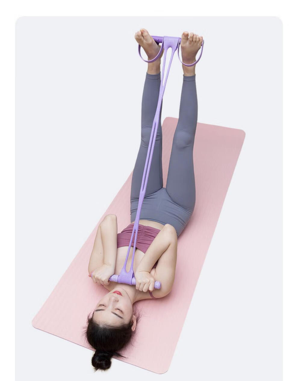 并力脚蹬拉力神器减肥瘦肚子仰卧起坐辅助女健身瑜伽器材家用普拉提绳