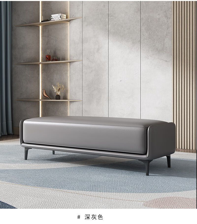 雅格皇朝(yagehuangchao) 床尾榻 长凳 床尾沙发 床尾凳 卧室 轻奢