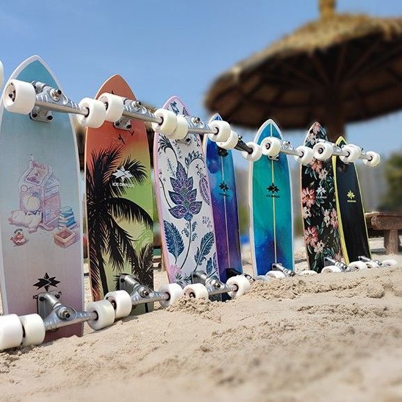 翰顺 陆地冲浪板滑板surfskate模拟冲浪训练器新手初学者免蹬 冰龙