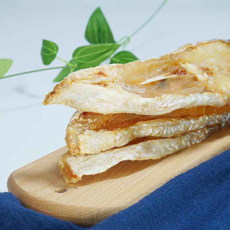 北海特产鱼干海鱼干干货淡晒开片风干马友鱼昌隆福记马友鱼片半斤实惠