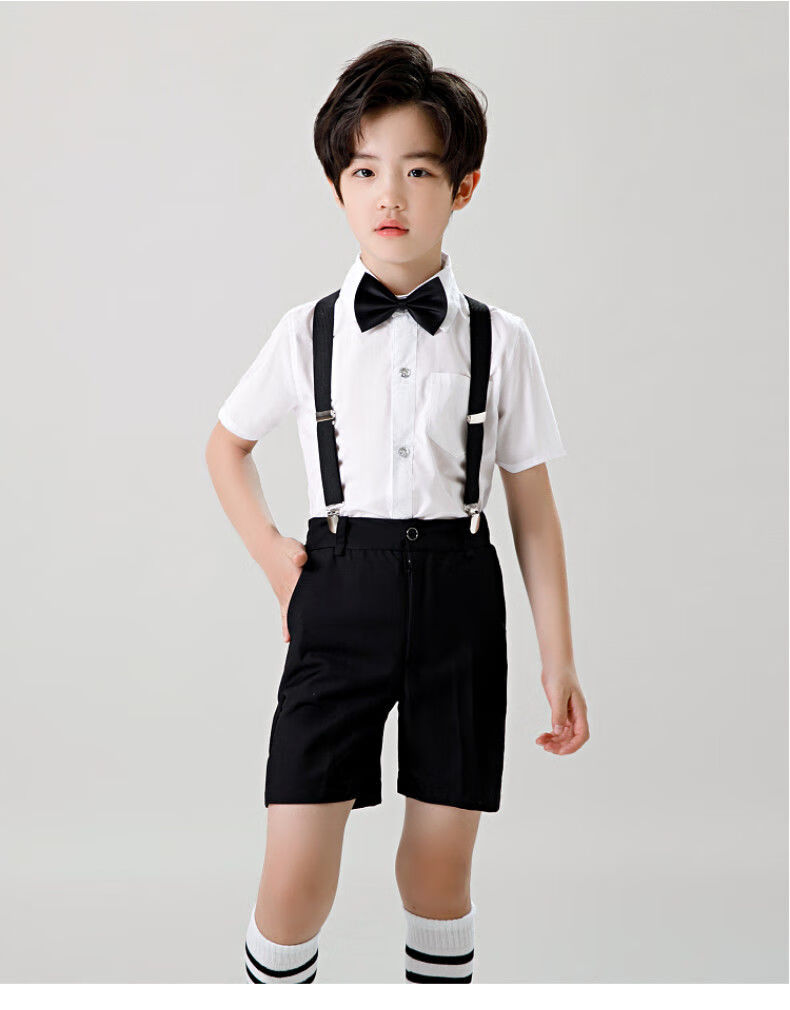 燕尾服男童童六一儿童合唱演出服女童舞蹈蓬蓬裙小学生合唱团男童朗诵