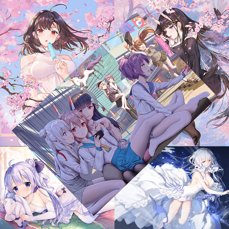 碧蓝航线海报 游戏二次元动漫性周边高清感宿舍墙贴卧室超大壁纸