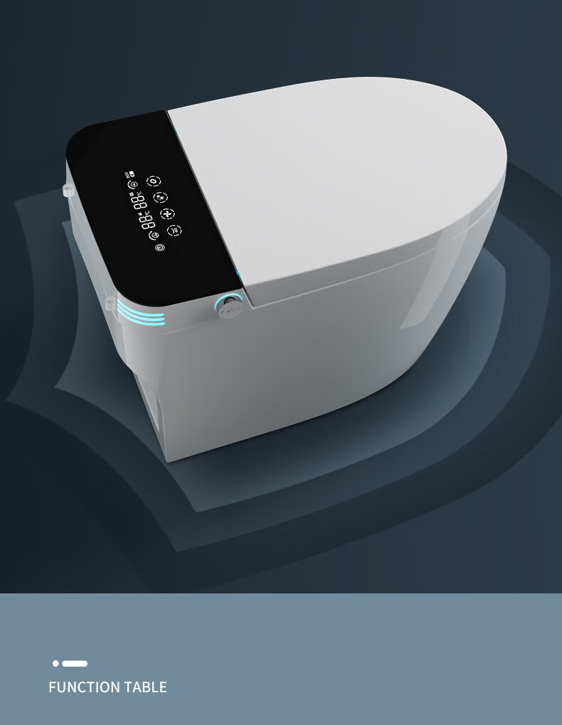 摩恩顿智能马桶即热式一体式简约风智能坐便器全自动翻盖家用无水压