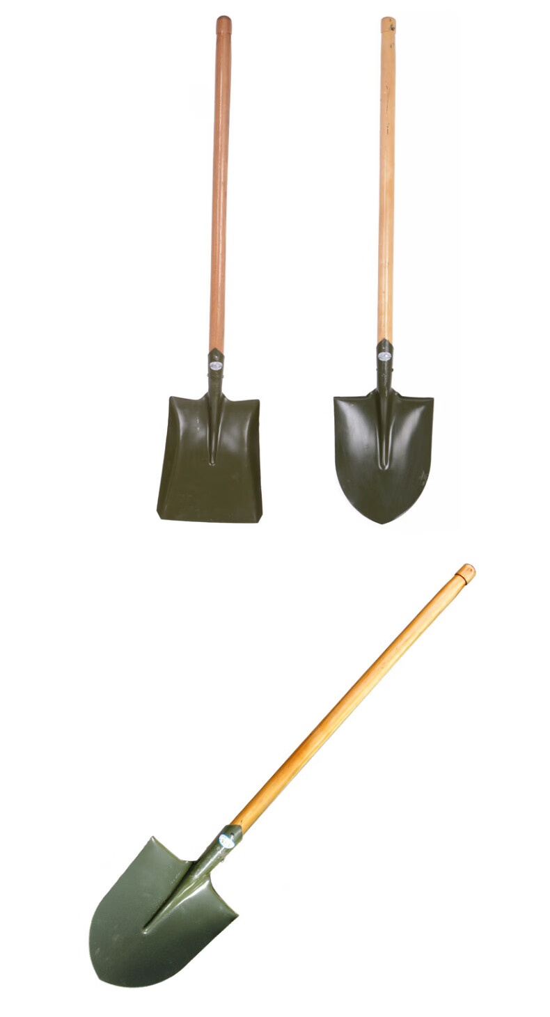 6411工兵锹军锹配发204/207大军锹工兵铲大号军铲 尖头平头兵工军锹